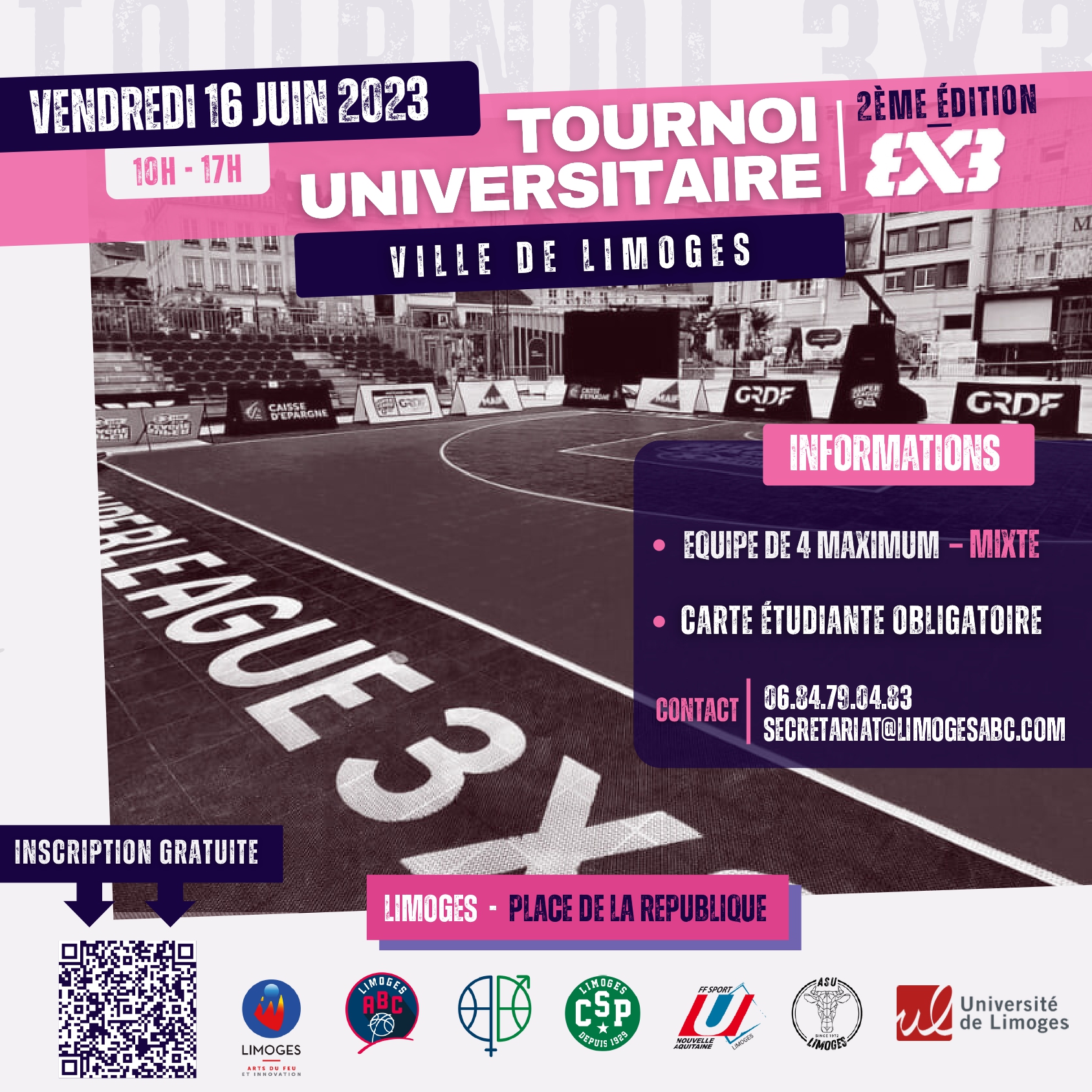 Open Plus 3x3 by Intermarché ! Limoges CSP